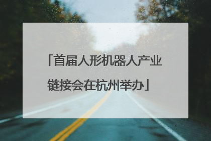 首届人形机器人产业链接会在杭州举办