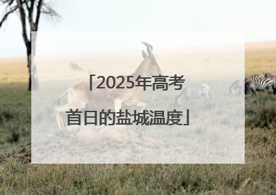 2025年高考首日的盐城温度