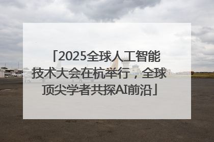 2025全球人工智能技术大会在杭举行，全球顶尖学者共探AI前沿