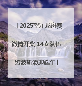 2025望江龙舟赛激情开桨 14支队伍劈波斩浪迎端午