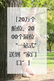 20万个舱位、2000个展位“一站式”送到“家门口”